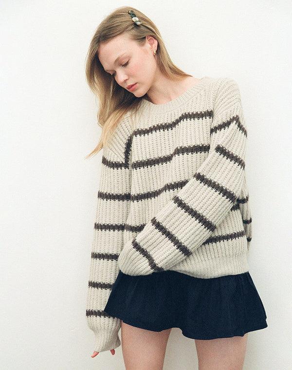 Motel Rocks Rafta Skirt In Dark Navy