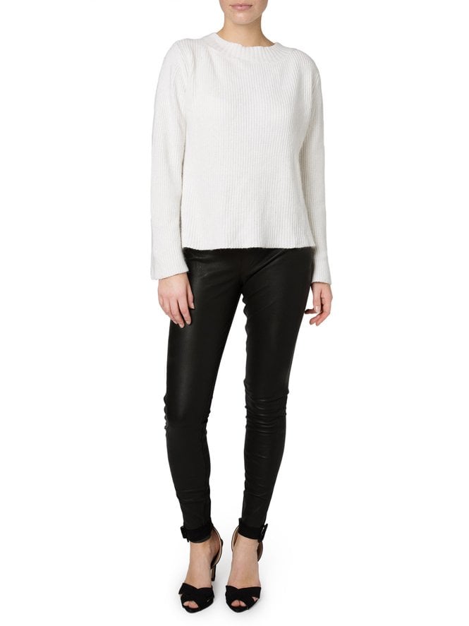 muubaa Muubaa Cowley Stretch Black Leather Leggings