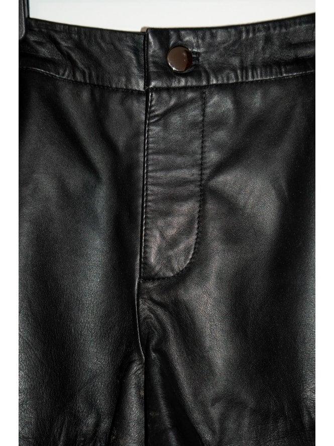 Muubaa Muubaa A Line Raw Hem Skirt With Jeans Fly