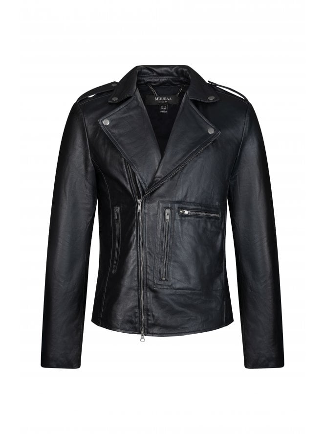 muubaa Muubaa Aconite Leather Biker Jacket