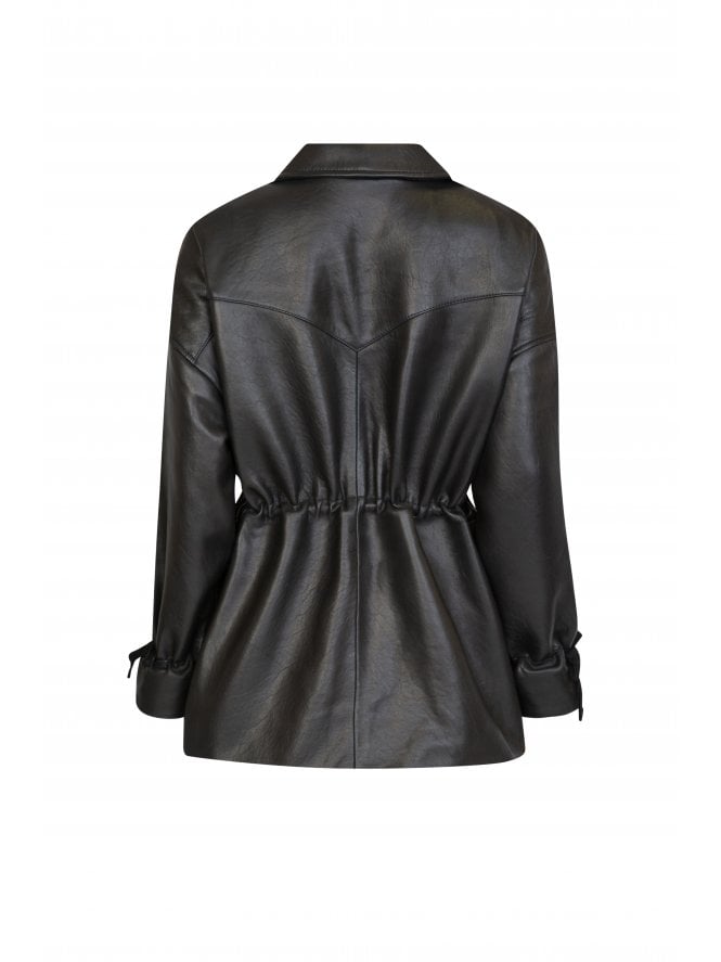 Muubaa Muubaa Alep Drawstring Leather Jkt