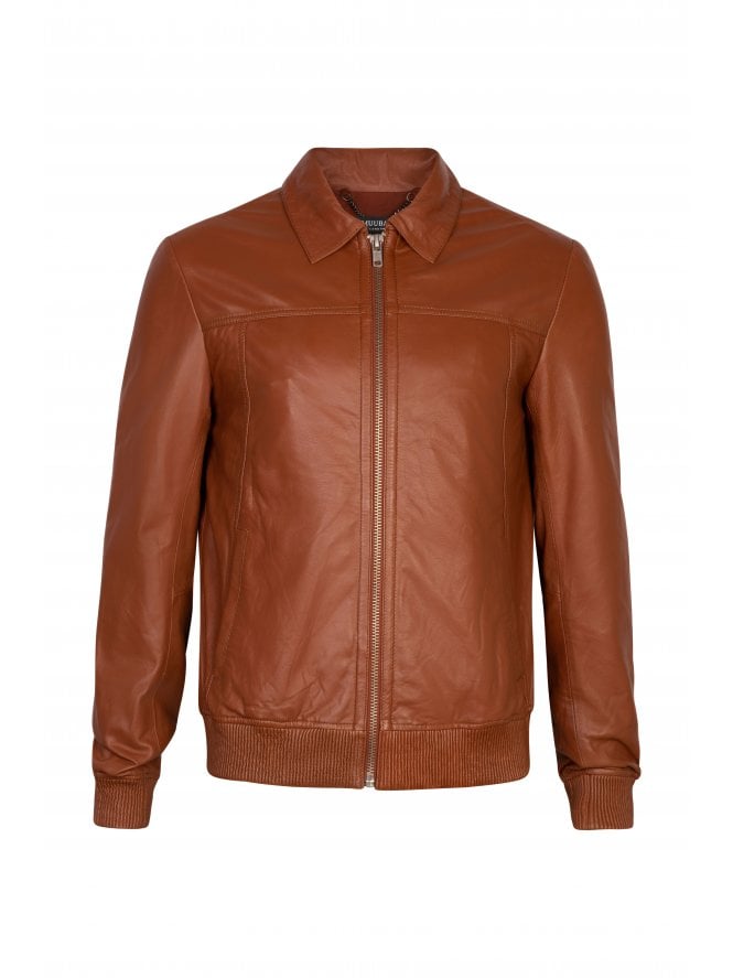 muubaa Muubaa Artemis Slim Fit Leather Bomber