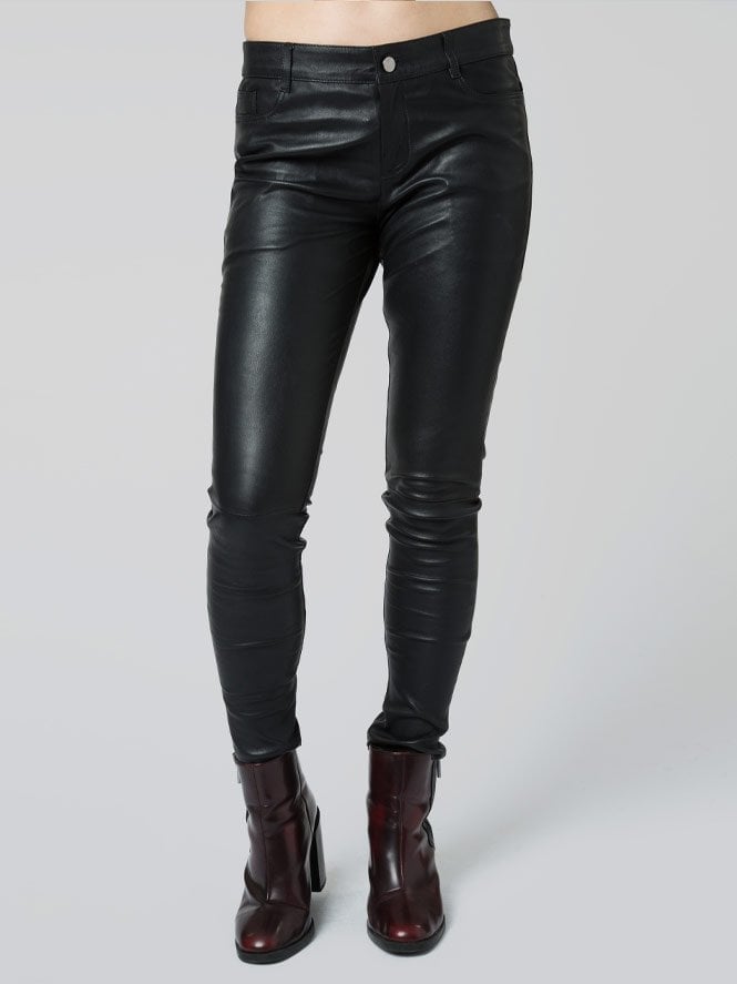 muubaa Muubaa Bandit Stretch Leather Jeans