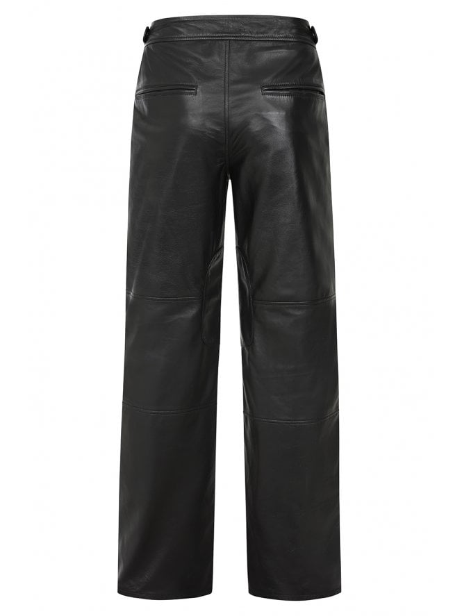 Muubaa Muubaa Bob High Rise Baggy Leather Trouser