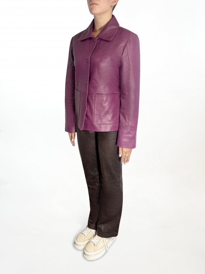 Muubaa Muubaa Boxy Fit Collared Jacket