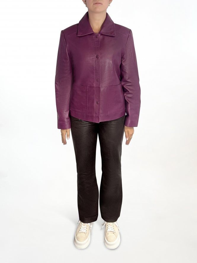 muubaa Muubaa Boxy Fit Collared Jacket