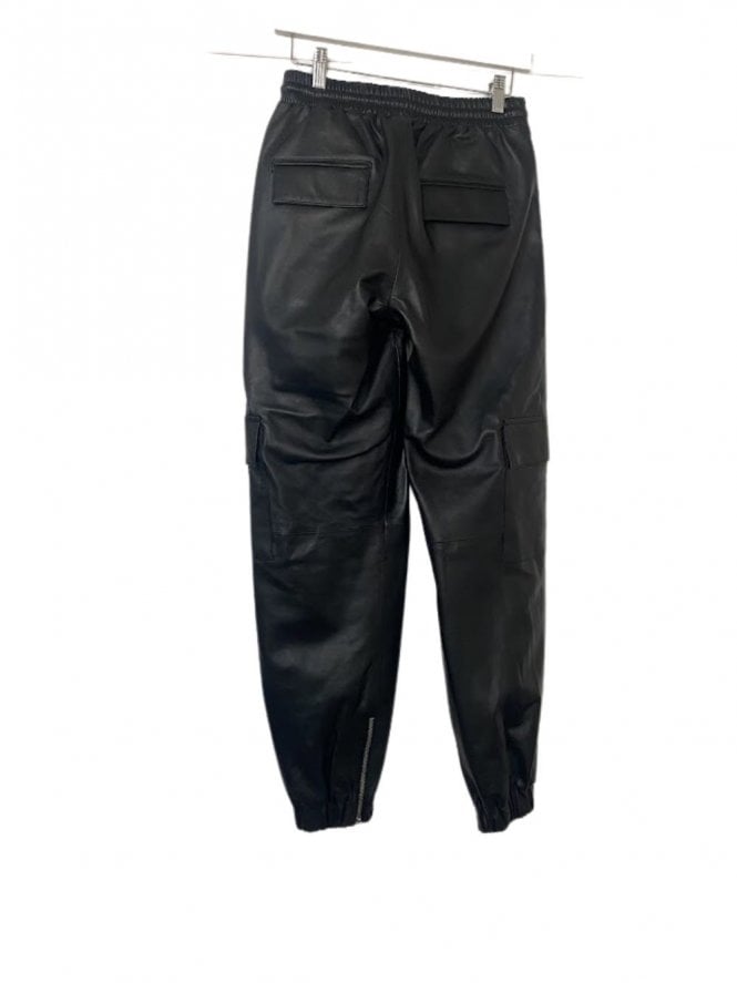 Muubaa Muubaa Combat Leather Joggers
