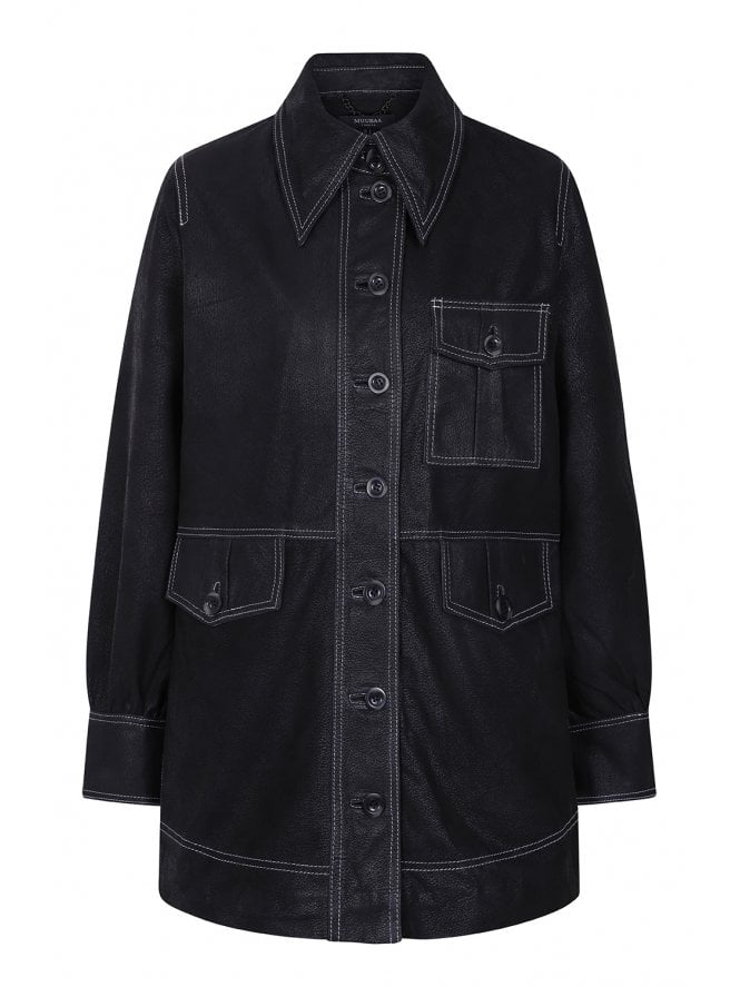 muubaa Muubaa Conway Contrast Trim Shacket