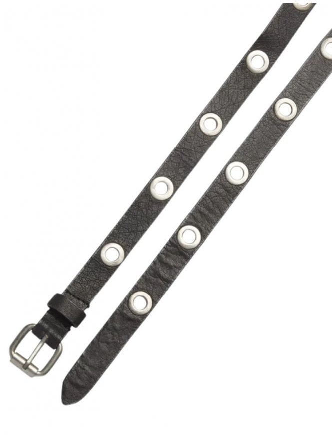 Muubaa Muubaa Eyelet Belt Ant. Silver