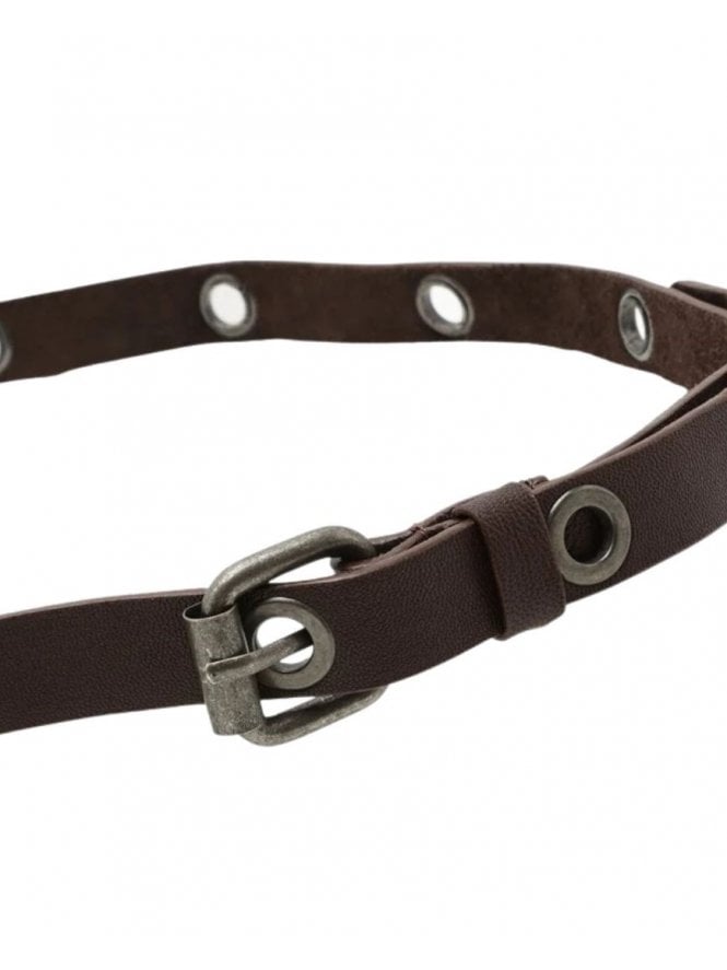 Muubaa Muubaa Eyelet Belt Ant. Silver