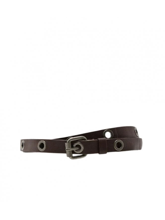 muubaa Muubaa Eyelet Belt Ant. Silver