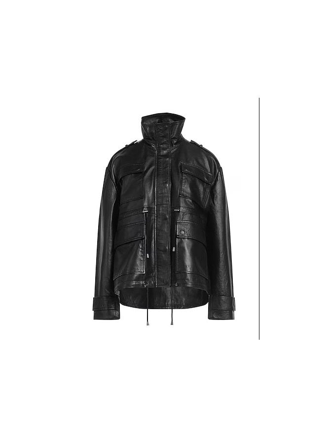 Muubaa Muubaa Funnel Neck Drawstring Jacket