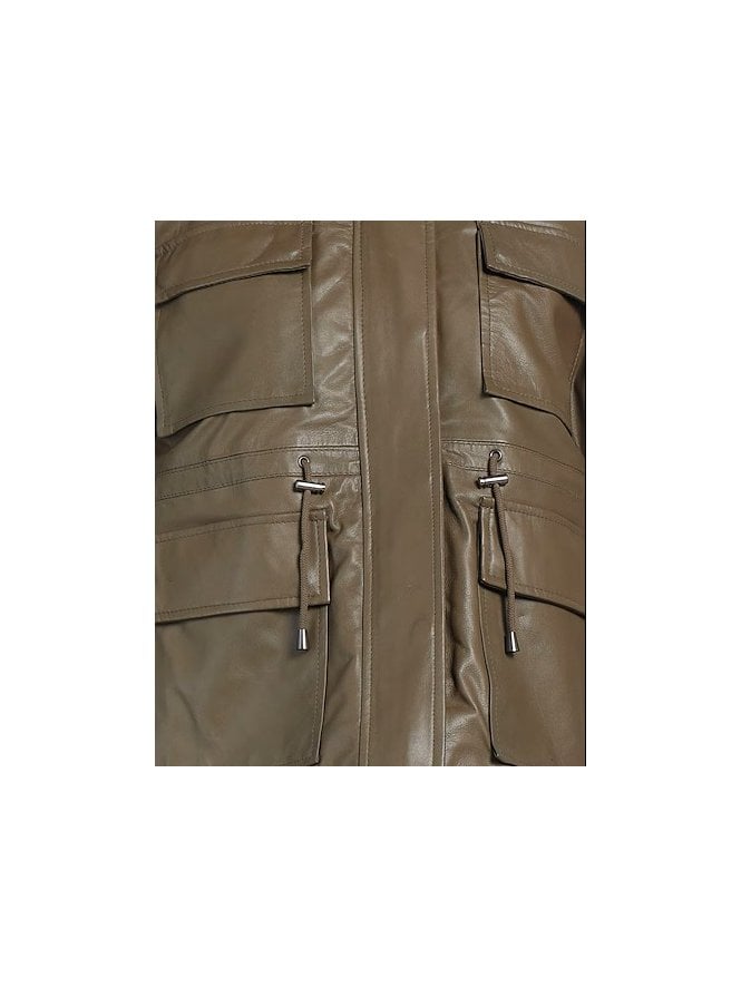 Muubaa Muubaa Funnel Neck Drawstring Jacket