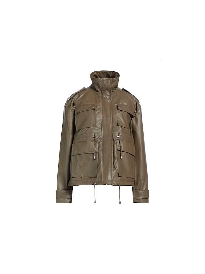 muubaa Muubaa Funnel Neck Drawstring Jacket