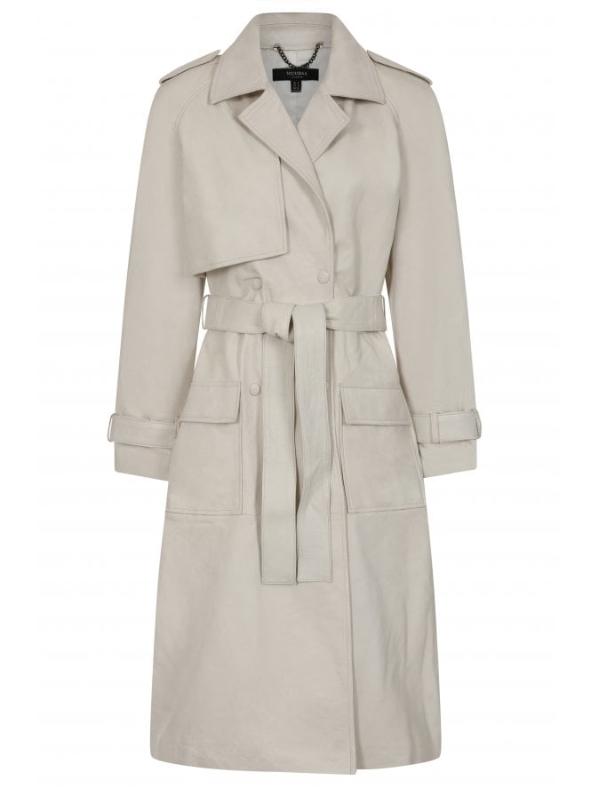 muubaa Muubaa Hazel Casual Tie Belt Trench