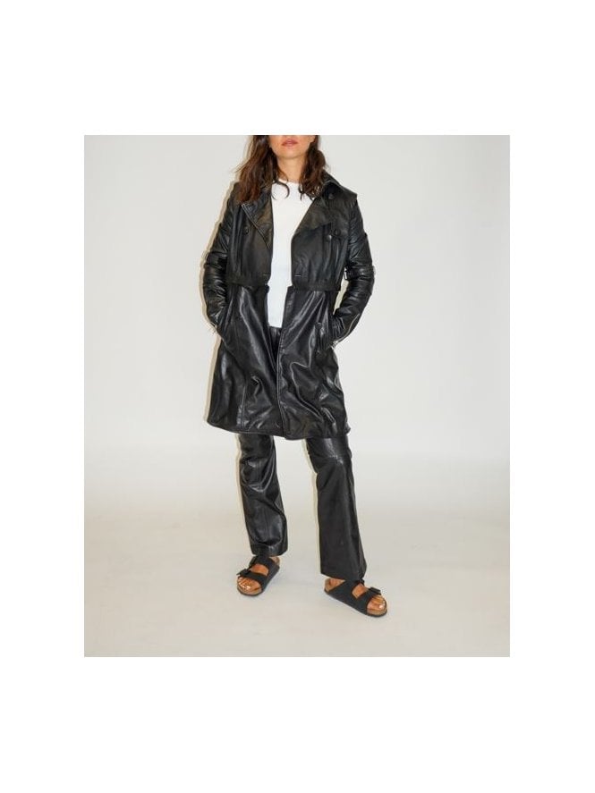 muubaa Muubaa Hazel Casual Tie Belt Trench