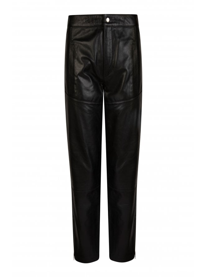 Muubaa Muubaa High Waist Leather Trousers