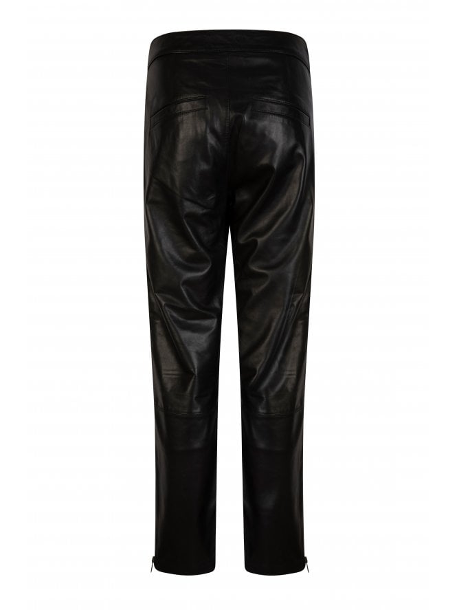 Muubaa Muubaa High Waist Leather Trousers