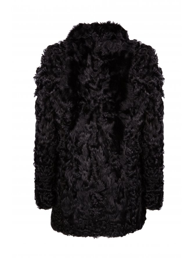 Muubaa Muubaa Kali Curly Sheepskin Coat