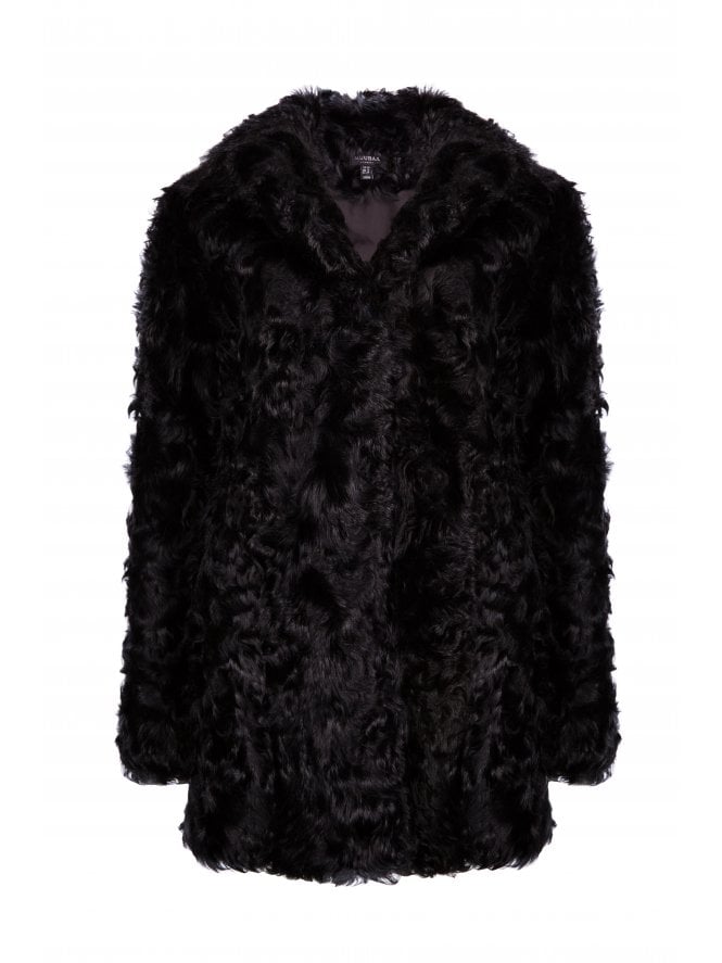 muubaa Muubaa Kali Curly Sheepskin Coat