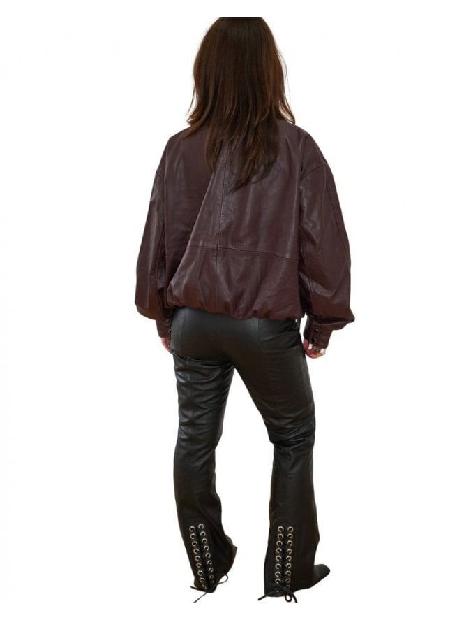 Muubaa Muubaa Leather Bomber Jacket