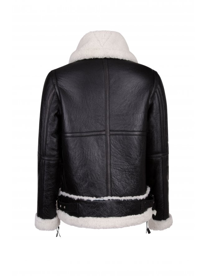 Muubaa Muubaa Leather Finish Shearling