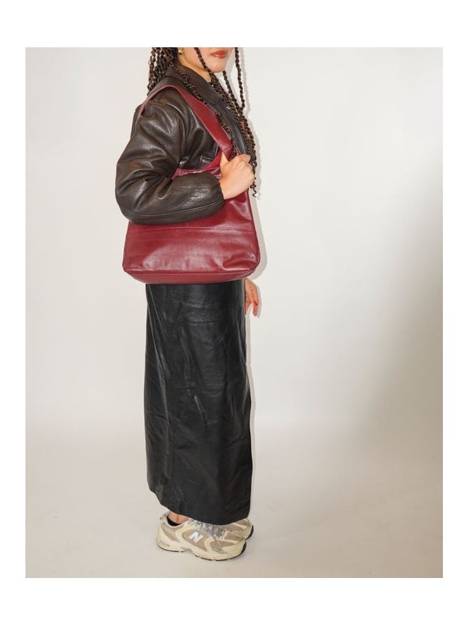 Muubaa Muubaa Long Leather Wrap Skirt