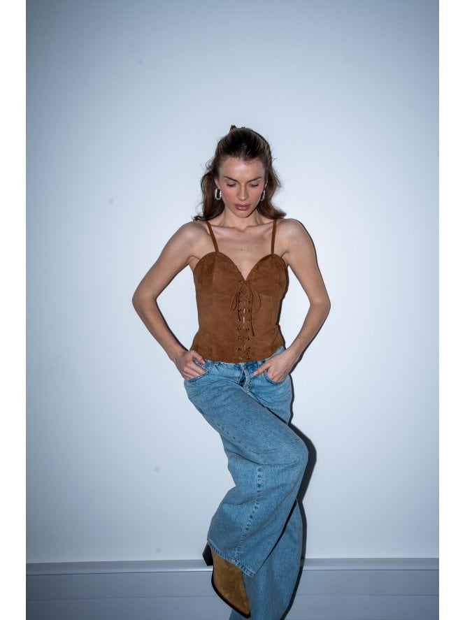 Muubaa Muubaa Maria Sueded Top