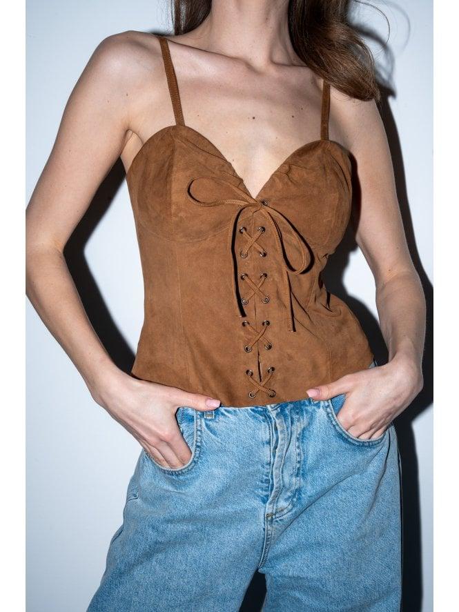 Muubaa Muubaa Maria Sueded Top