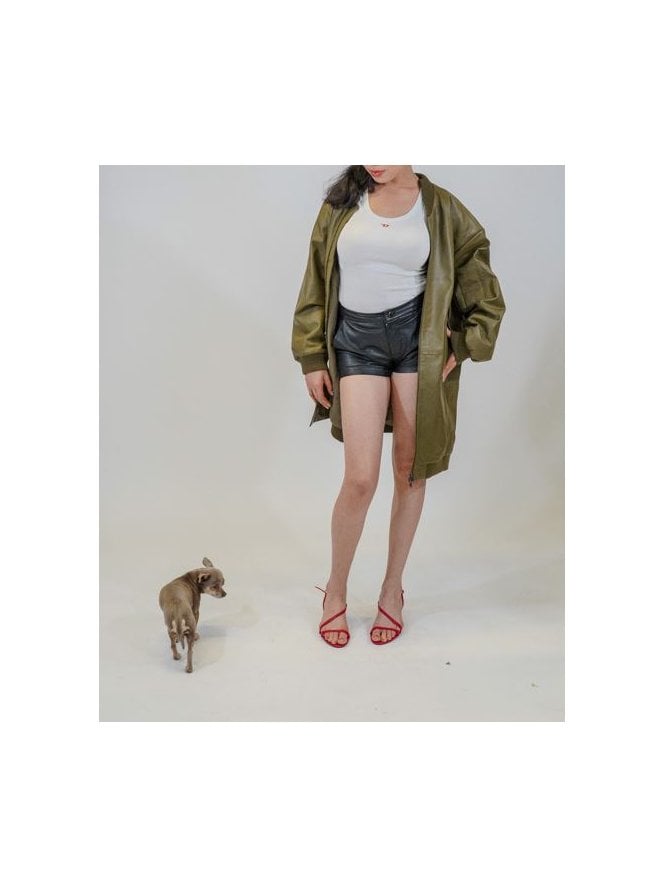 Muubaa Muubaa Oversized Leather Aviator