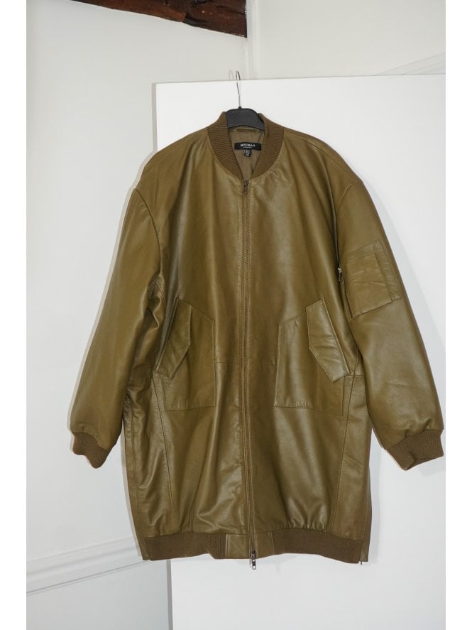 Muubaa Muubaa Oversized Leather Aviator