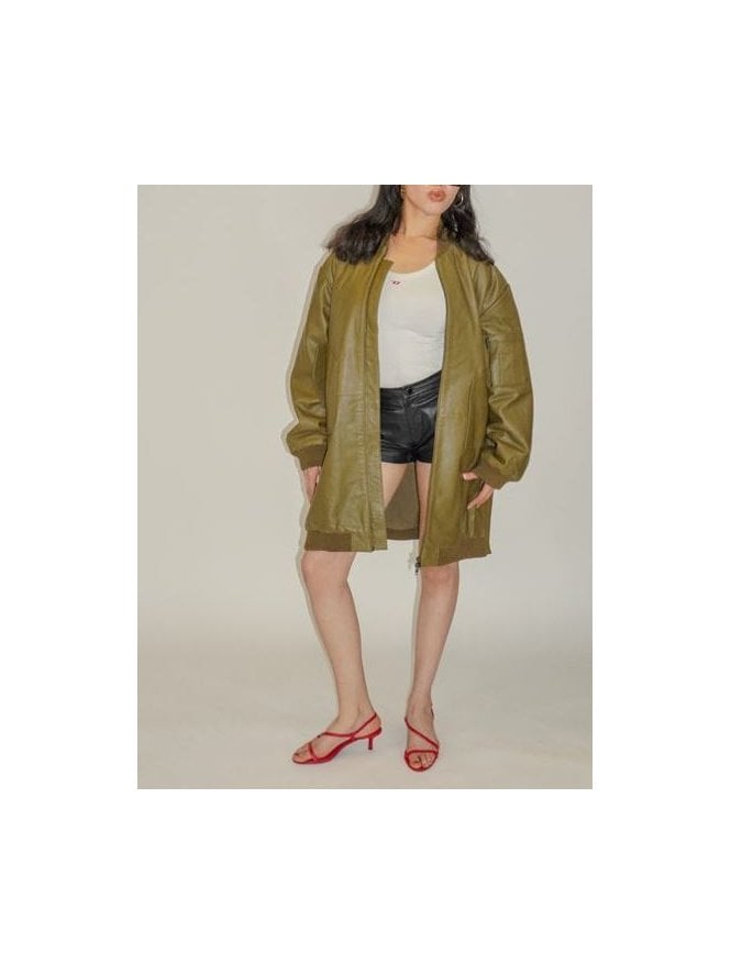 muubaa Muubaa Oversized Leather Aviator