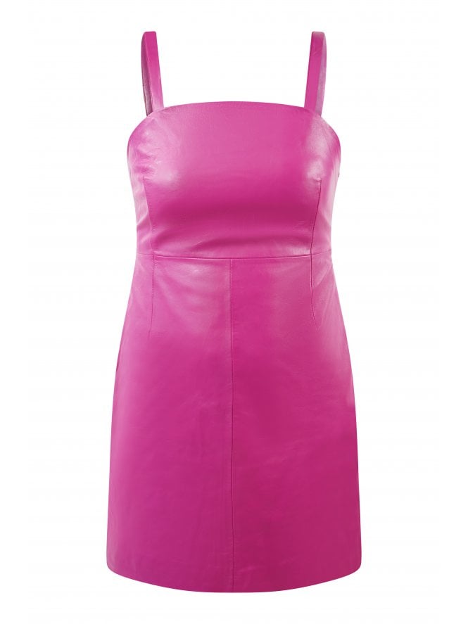 Muubaa Muubaa Penelope Square Neck Fitted Dress