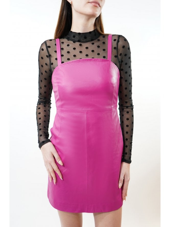 muubaa Muubaa Penelope Square Neck Fitted Dress