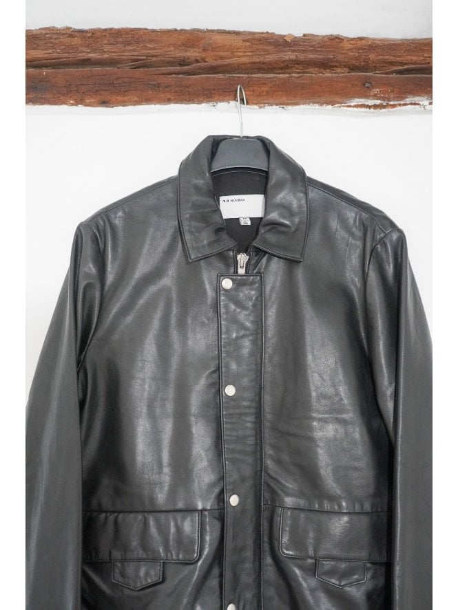 Muubaa Muubaa Press Stud Harrington Jacket