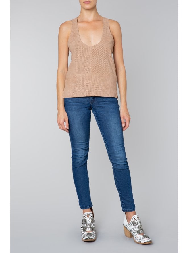 Muubaa Muubaa Skye Perf Suede Vest