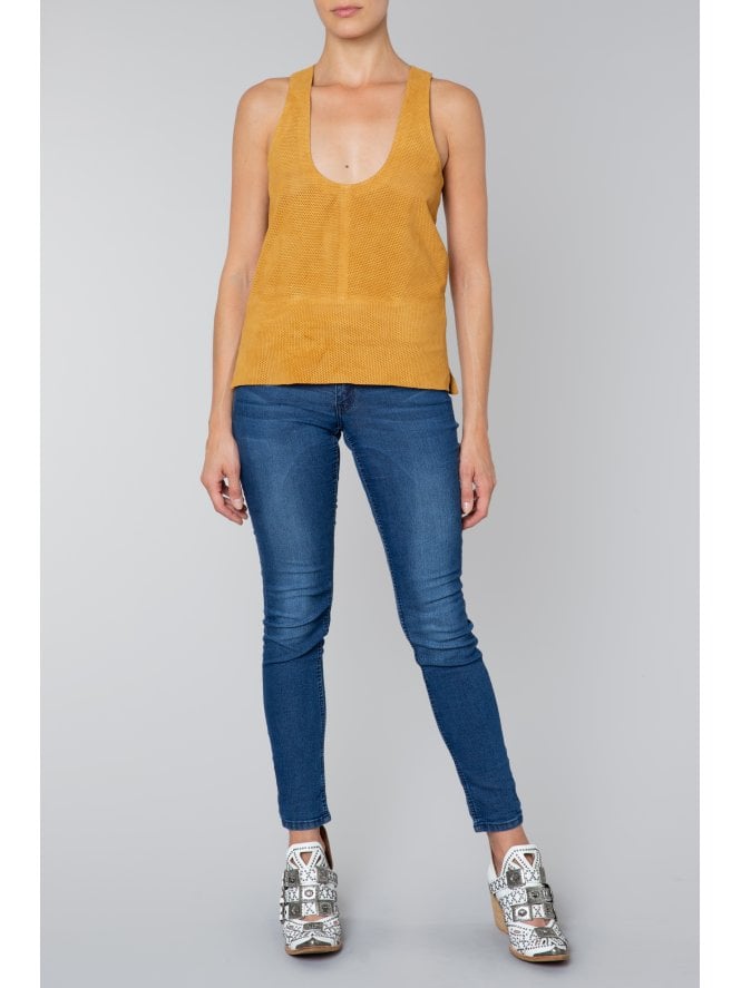 Muubaa Muubaa Skye Perf Suede Vest