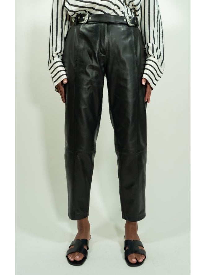 muubaa Muubaa Twin Buckle Tapered Trousers