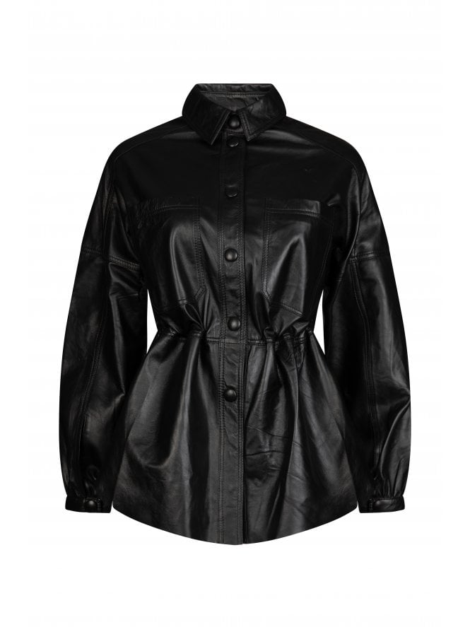 muubaa Muubaa Waist Elastic Long Sleeve Shirt