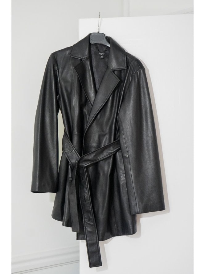 muubaa Muubaa Wrap Front Blazer With Tie Belt