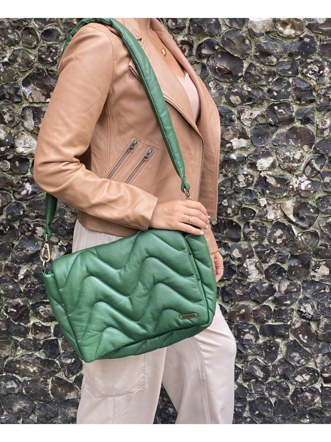 muubaa Muubaa Zig Zag Quilted Shouler Bag