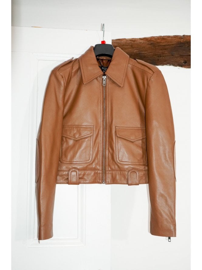 muubaa Muubaa Zip Front Collared Bomber