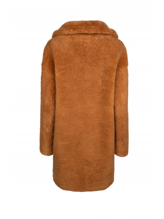Muubaa Muubaa Polly Shearling Jacket With Oversized Collar