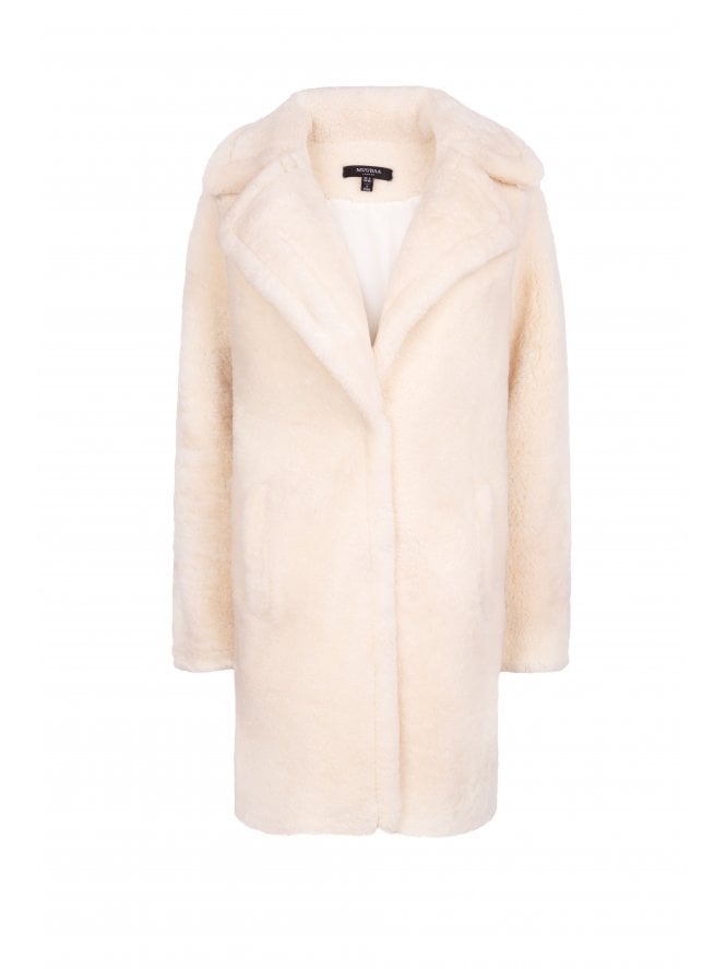 muubaa Muubaa Polly Shearling Jacket With Oversized Collar