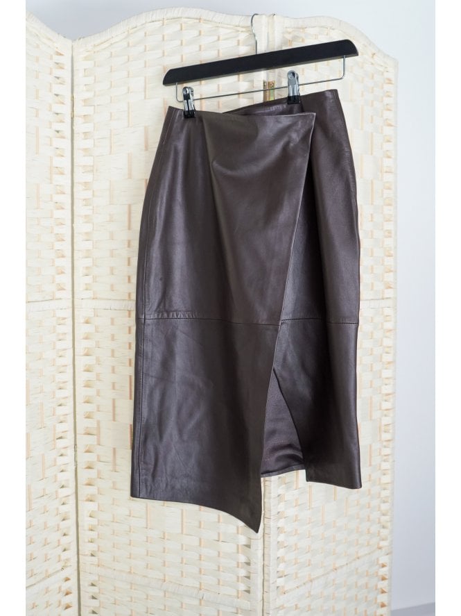 Muubaa Muubaa Skirt Midi Fitted Skirt With Asymmetric Panels