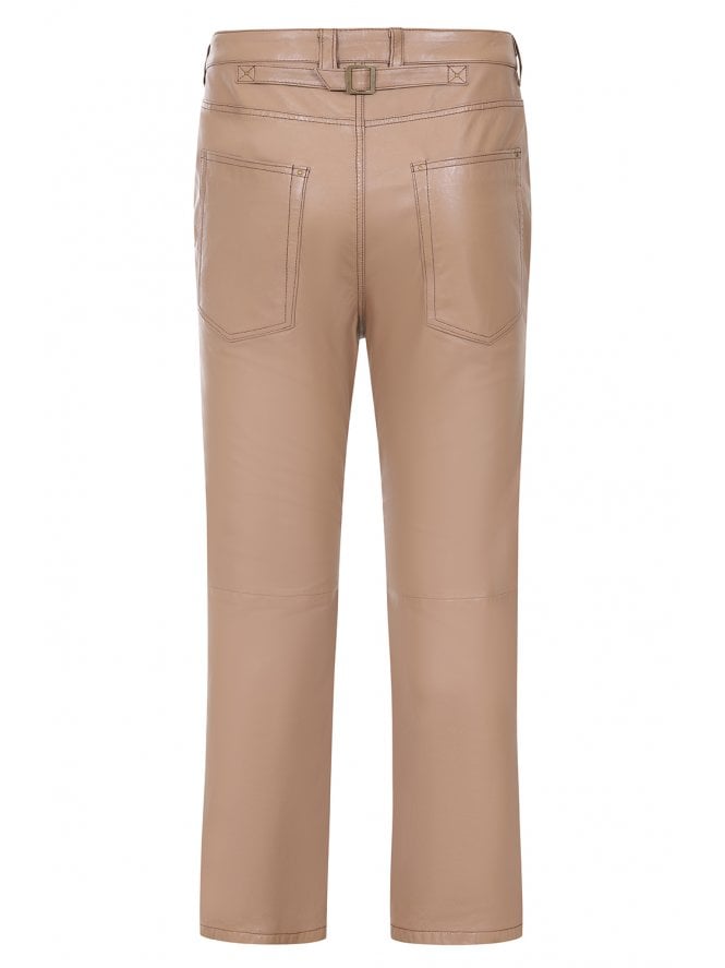 Muubaa Muubaa Zac Oversized Workwear Leather Trousers