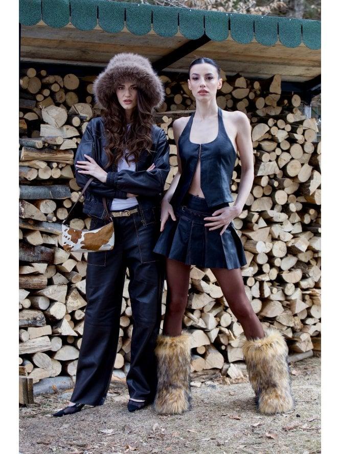 muubaa Zelda Vintage Finish Workwear Trousers