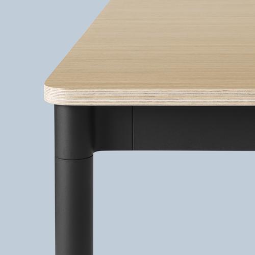 Muuto Base Table Round W. Castors | Simple Lines In Scandinavian Design