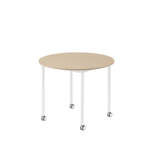 muuto Base Table Round w. Castors | Simple lines in Scandinavian design