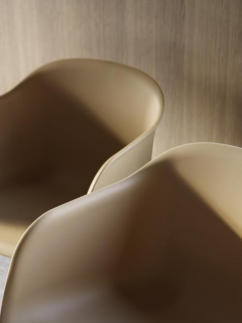 Muuto Fiber Armchair - Wood Base | An Embracing Comfort